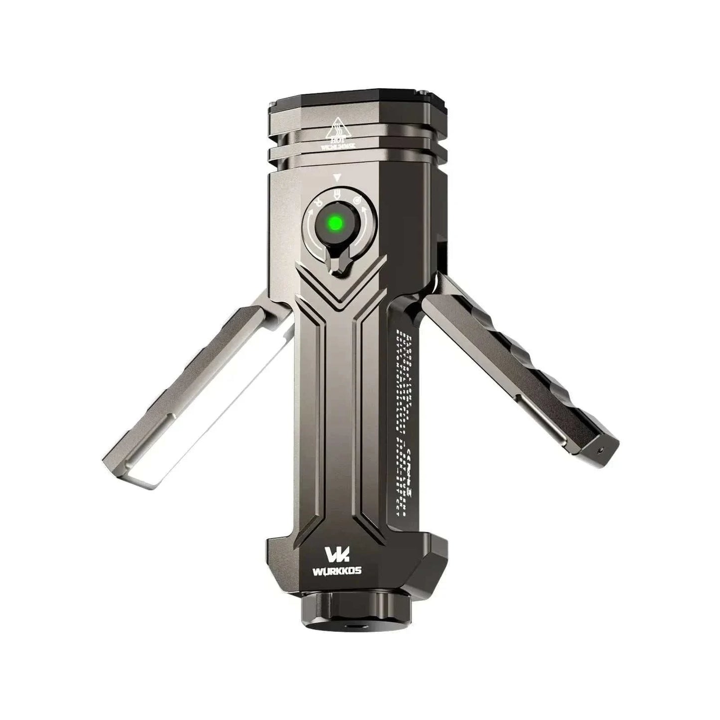 Wurkkos HD02 portable rechargeable LED camping lamp with rugged aluminum body and versatile mounting options