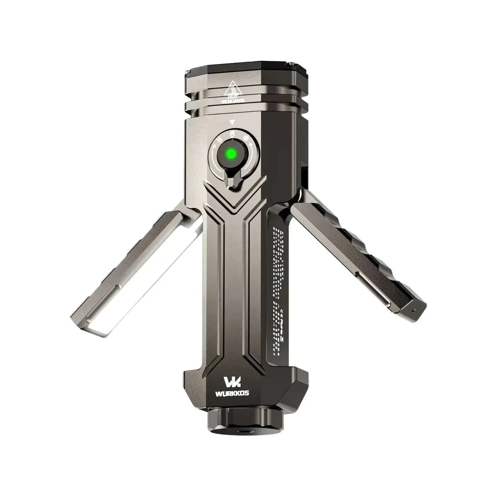 Wurkkos HD02 portable rechargeable LED camping lamp with rugged aluminum body and versatile mounting options