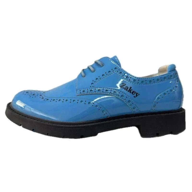 Men's classic golf shoes with low-cut PU upper and rubber outsole in sizes 7-14